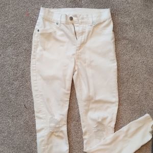 Cheap Monday High Rise Distressed Jeans (White)